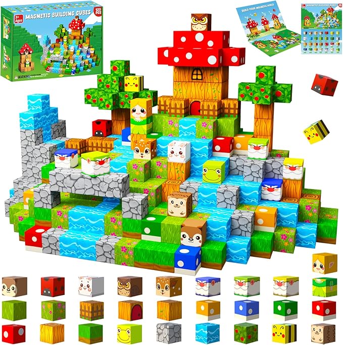 Bbiamsleep 120 PCS Building Blocks Fairy Garden
